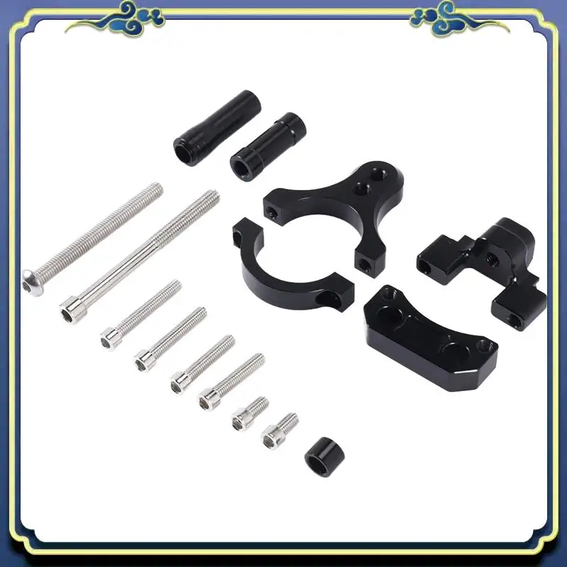 AU16-Cnc Motorcycle Damper Steering Stabilize Damper Bracket Mounting Holder Kit For  Yzf R3 Mt-03 R25