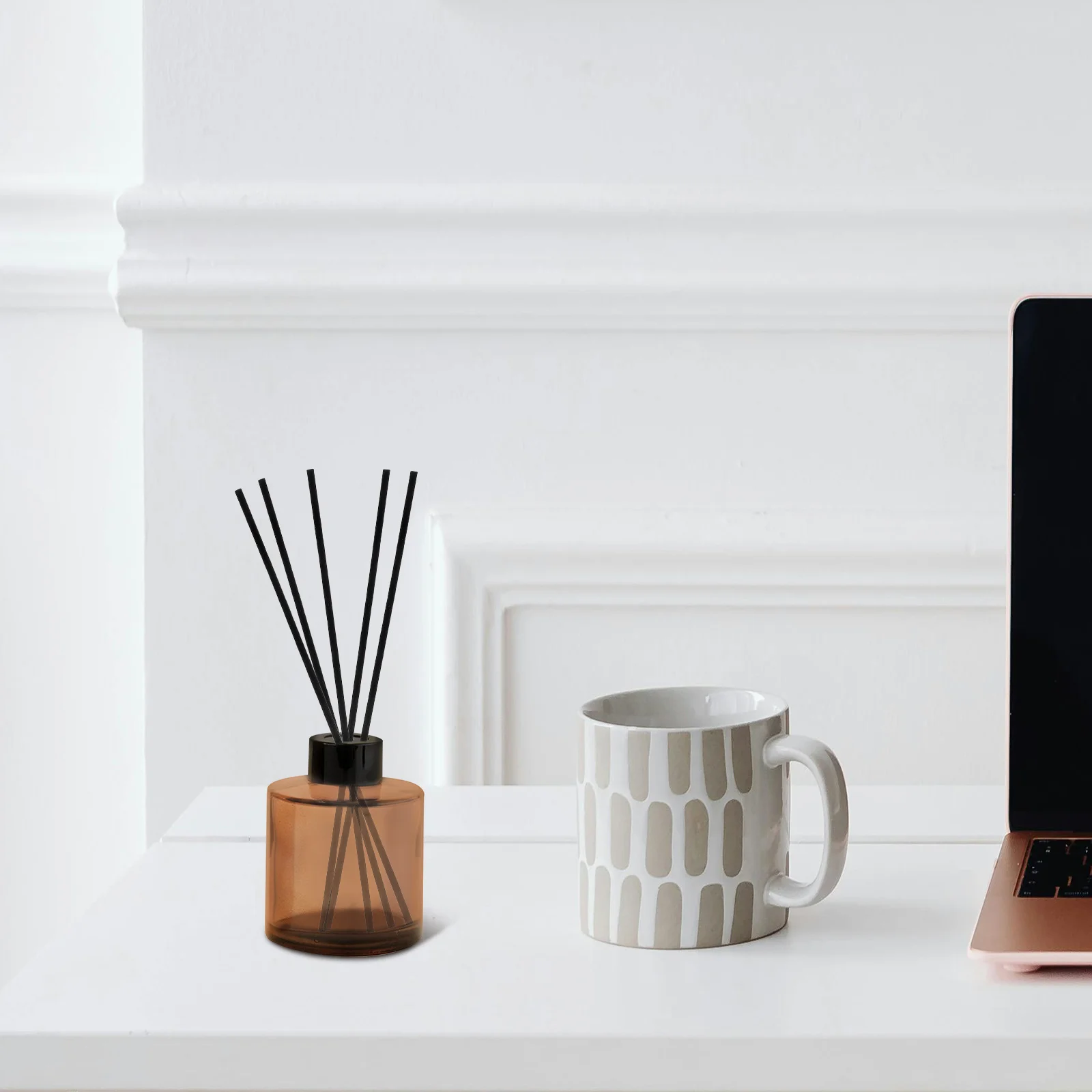 

100Pcs Aroma Reed Diffuser Sticks Fiber Fragrance Refill Essentials Scent Enhancer for Longlasting Indoor Fresh Air