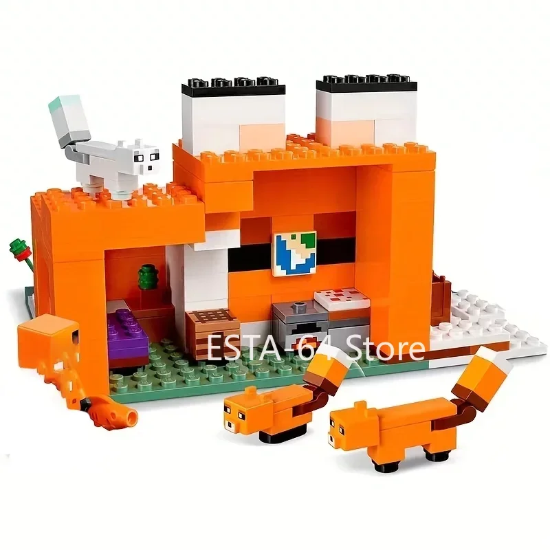 The Fox Lodge House importer Bricks Toy for Kids, Butter Strengthening, Night View, MOC Game, Assembler dos, Gift, 21178