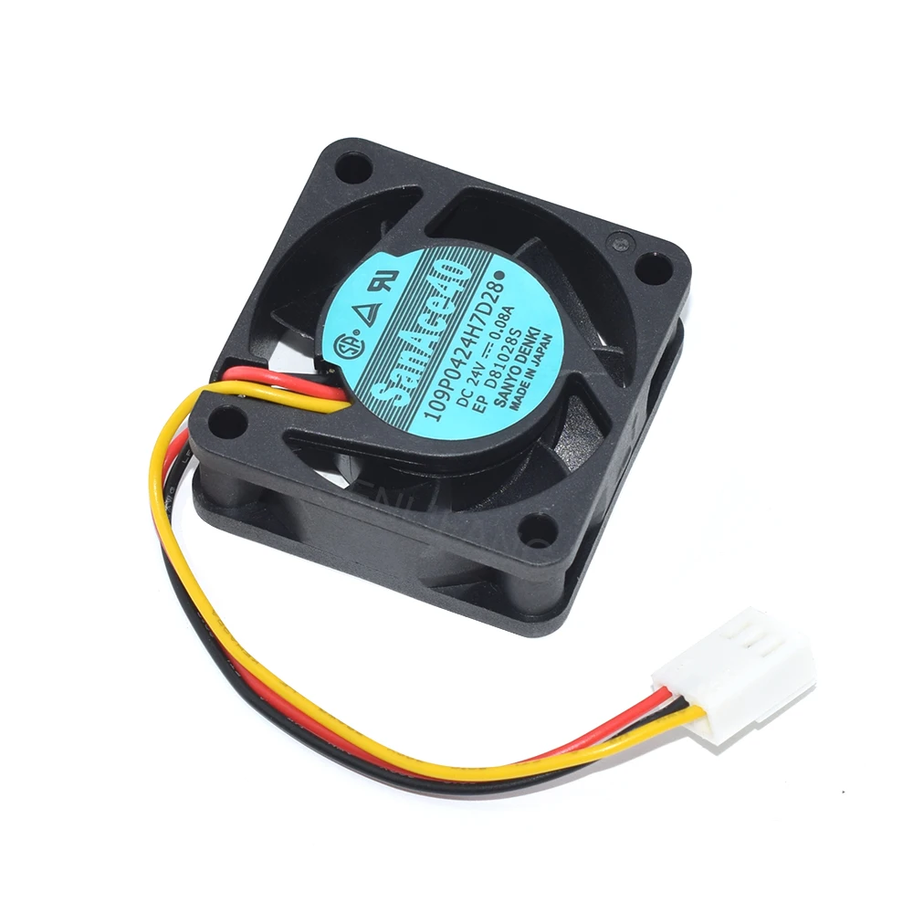 40*40*15MM 4015 New Cooler 109P0424H7D28 For SanAce DC24V 0.08A 3Lines Machine Server Inverter Cooling Fan