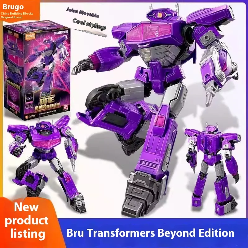 

BLOKEES Original SHOCKWAVE SOUNDWAVE IRONHIDE Starscream B-127 Bumblebee Transformation ONE Classic Class Action Figure Toy Gift