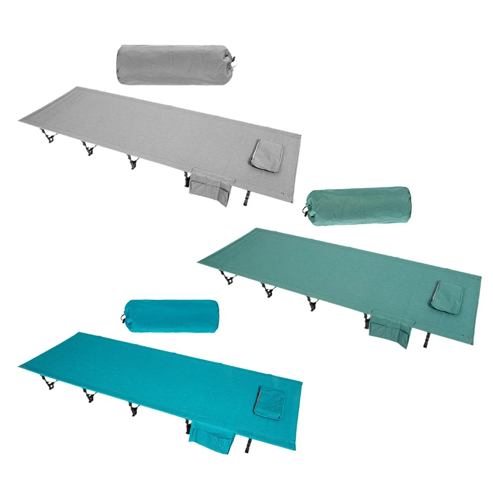 Cama de camping plegable, cuna de campamento plegable resistente y transpirable para viajes, RV, senderismo