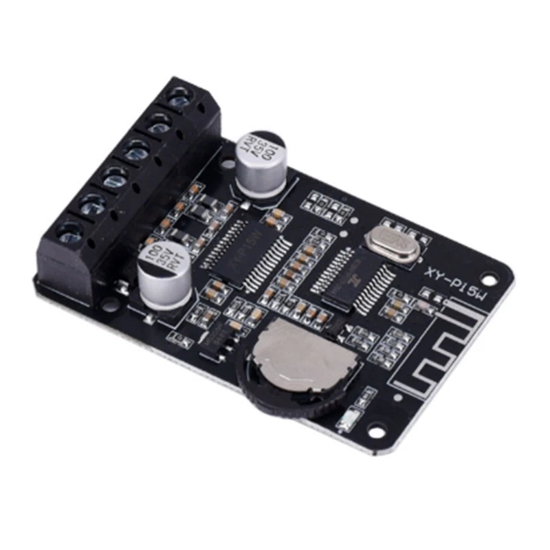 Top Deals 2X 20W Stereo Bluetooth Power Amplifier Board 12V / 24V High Power Digital Power Amplifier Board XY-P15W Without Shell