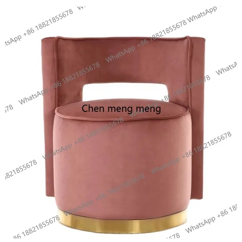 

Luxury Style Soft Velvet Deep Tufted Upholstery Round Swivel Accent Chair with Gold Swivel Base for Living Room & Hotel Use