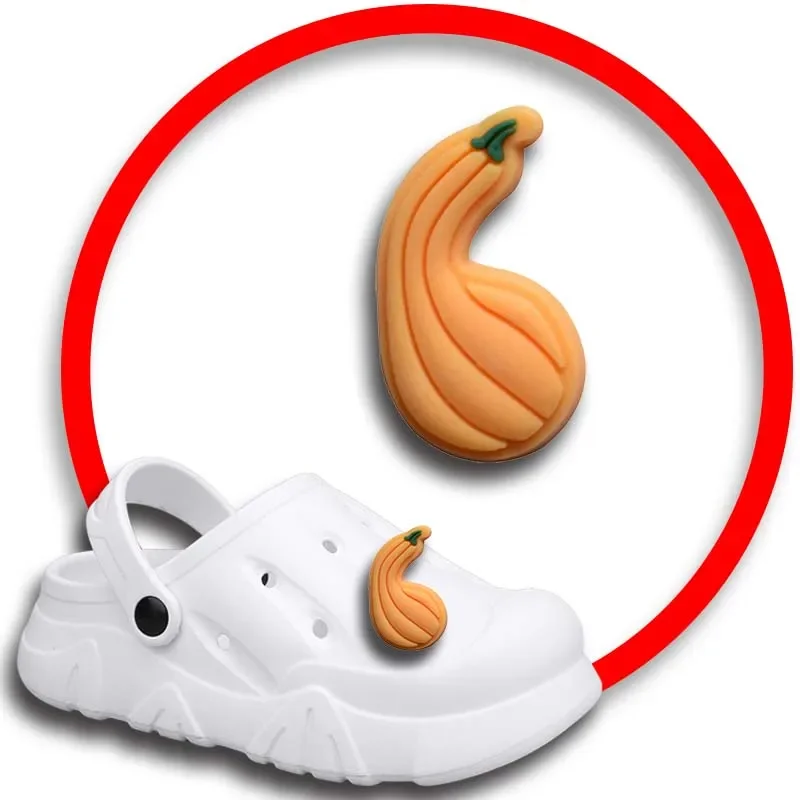 

Halloween Pumpkin Shoe Charms for Crocs Sandals Women Clogs Pins Shoe Decorations Accessory Men Badges Kids Shoes Accessories