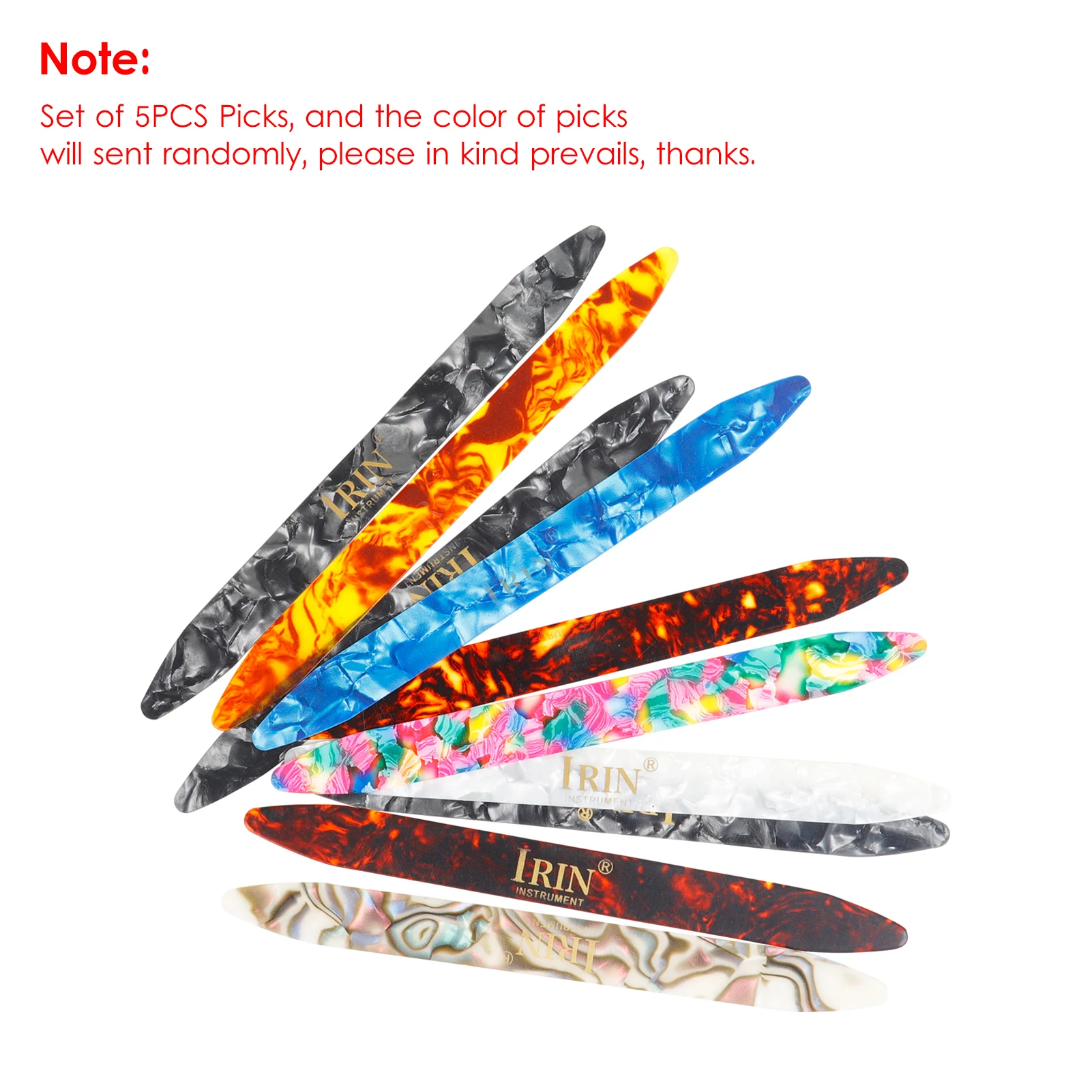 Irin 5 Stks/set Celluloid Pick - Musical Instrument Oud recensie en prijs