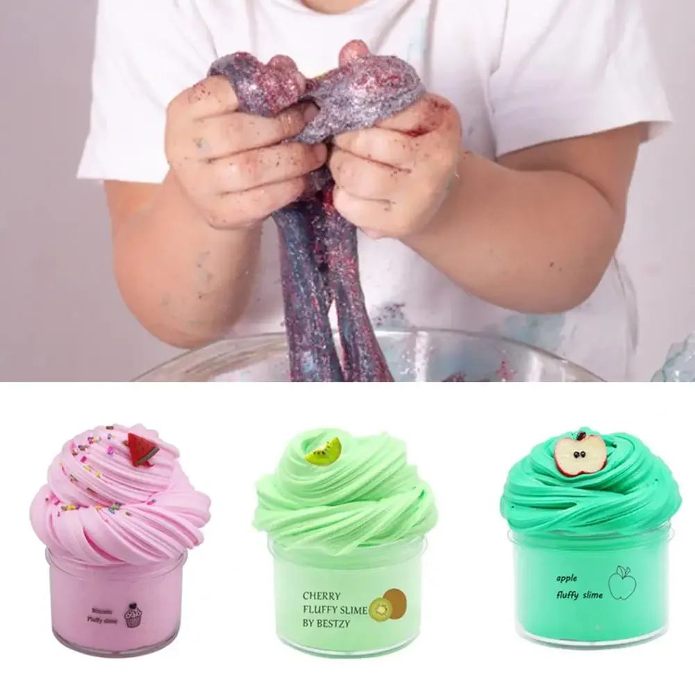 Jouet slime moelleux anti-déchirure pour enfants, poupée nuage extensible, jouet de boue pour se détendre, cadeau d'anniversaire pour enfants, 70ml