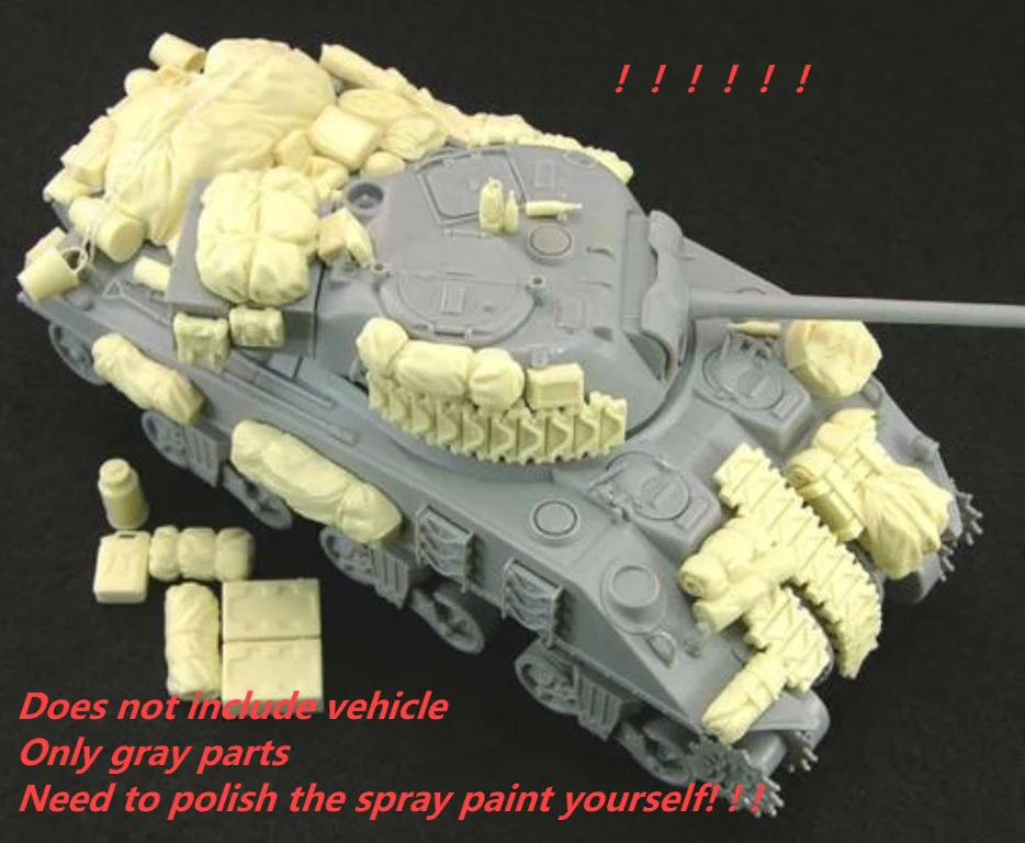 1:35 Scale Resin Die-casting Of Armored Vehicle Parts Modification Does Not Include The Unpainted Model Of The Car