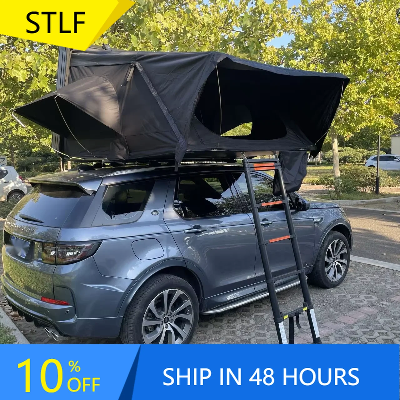 

Высококачественная палатка Deren на крыше2025 с алюминиевым полюсом, низкая эффективность топлива, совместимая с Teslas и для моделей Porsches