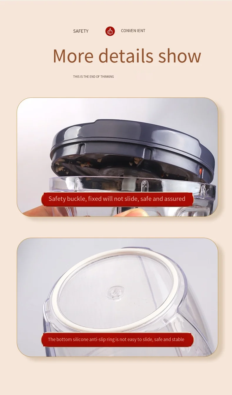 Блендер для еды, измельчитель чеснока из нержавеющей стали, кухонный бытовой ручной съемник чеснока, мини-многофункциональный измельчитель чеснока, чеснока