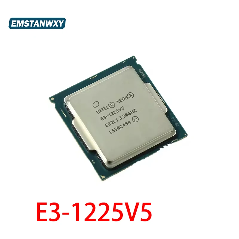 Processeur E3-1225V5 Xeon 3.30GHz 8M 80W LIncome 1151 E3-1225 façades V5-processeur E3 1225 V5 E3 1225V5 core