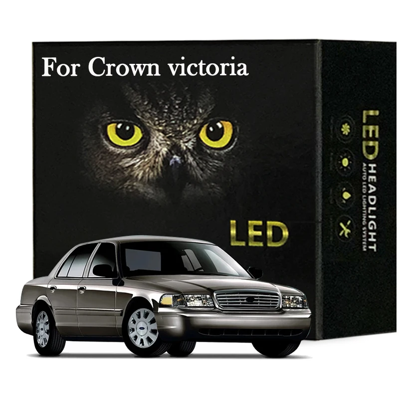 

Led Interior Light Kit For Ford Crown Victoria 1992-2005 2006 2007 2008 2009 2010 2011 LED Dome Map Canbus