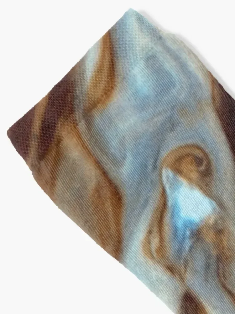 Closeup of the great red spot on Jupiter, space exploration Socks new in's custom sports Woman Socks Men's