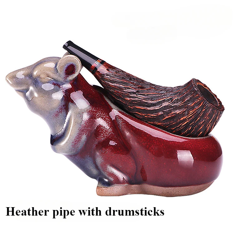 Briar Wood  Smoking Pipe Handmade Small Chicken  Tobacco Pipe Smoking accessories Gift For Father Boyfriend Smoker