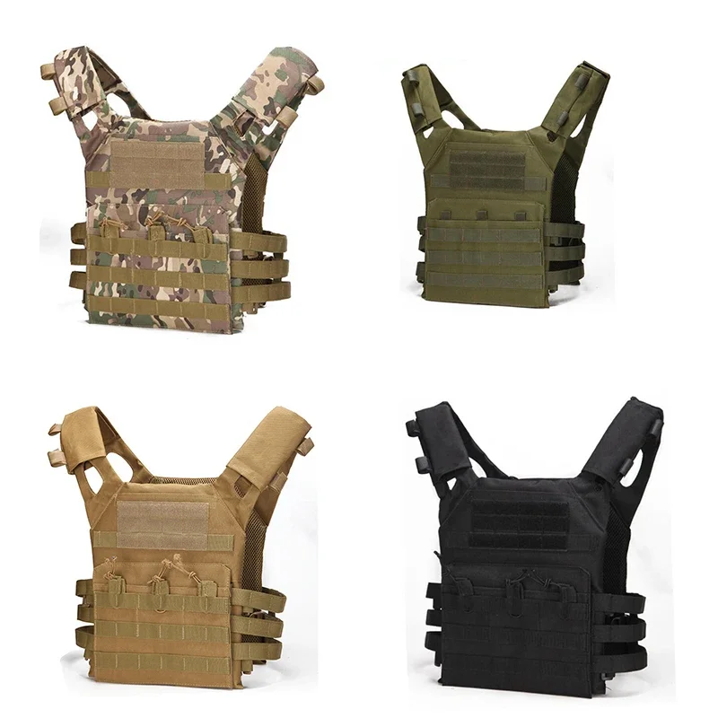 Sprzedaż hurtowa zielona kamizelka turystyczna taktyczna JPC Outdoor Hunting Wargame Paintball kamizelka płyta ochronna nosiciel Airsoft Vest