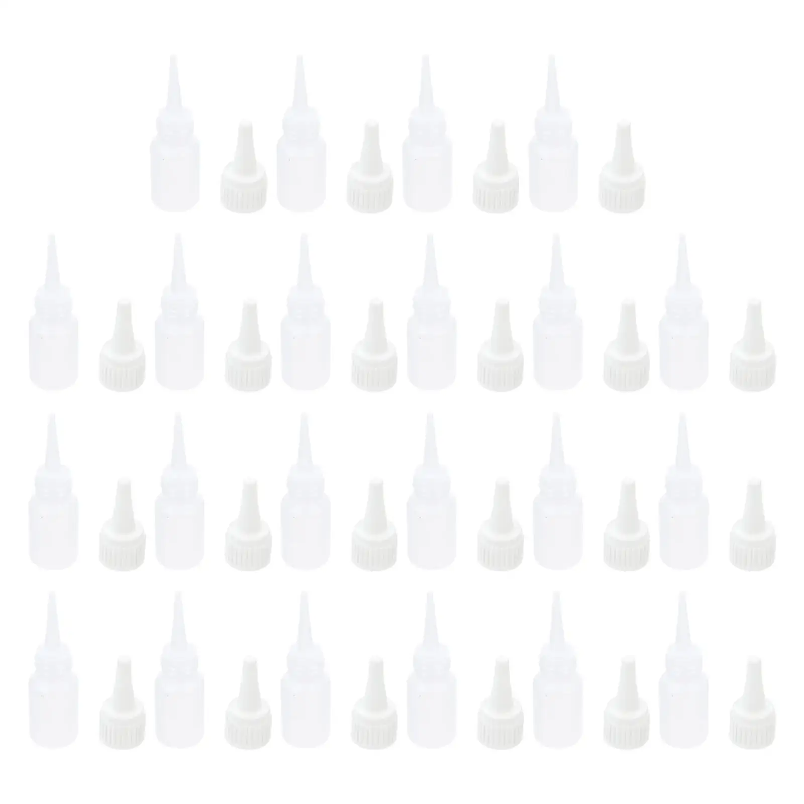 

22 Pcs Dropper Bottle HDPE Empty Drip Eyedropper Travel Liquid Container Lightweight Proper Size Sealing Design Essential Oil