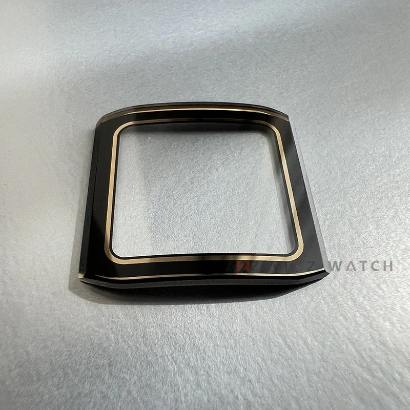 

Watch Sapphire Crystal Glass for Rado Jubile 153.0399.3 19.5mm Gold Black Square