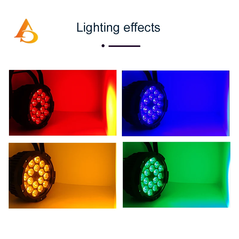 4 шт./лот, уличный водонепроницаемый сценический светильник 18x12 Вт RGBW/18x18 Вт RGBWA + UV 6-в-1, светодиодный светильник Par, управление DMX, DJ, сценическое оборудование для дискотек