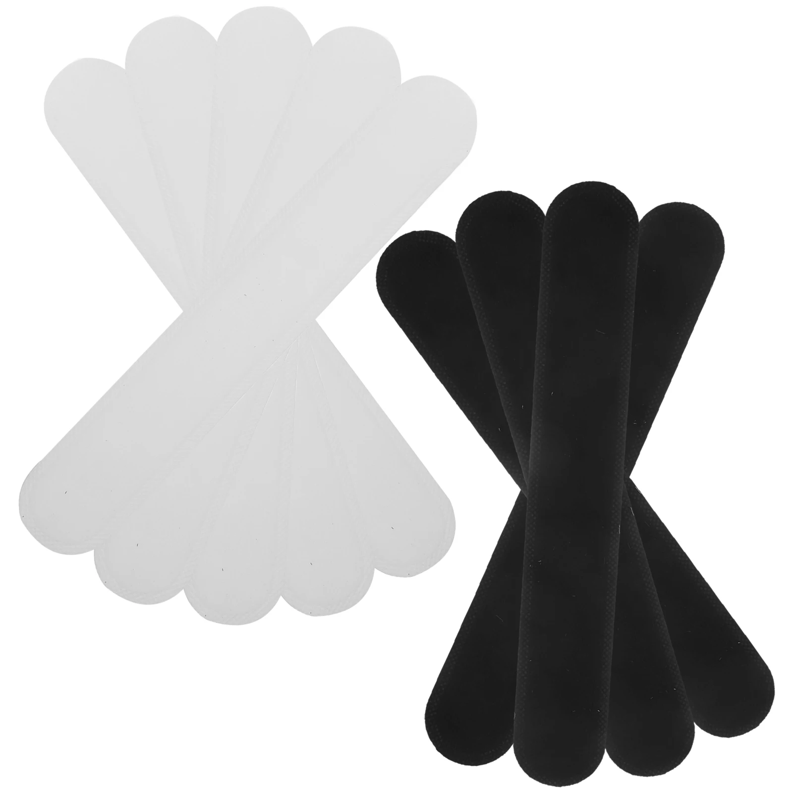 50pcs Sweat Pads Absorbent Disposable Hat Liner Cushion Stain Protector For Shirts Caps Adhesive Non-Woven Pads For Men Women