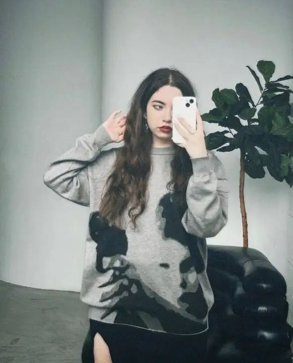 Sweter oversize luźne swetry Y2K estetyczna odzież uliczna sweter unisex sweter damski ins ciepły Anime zimowy top na co dzień