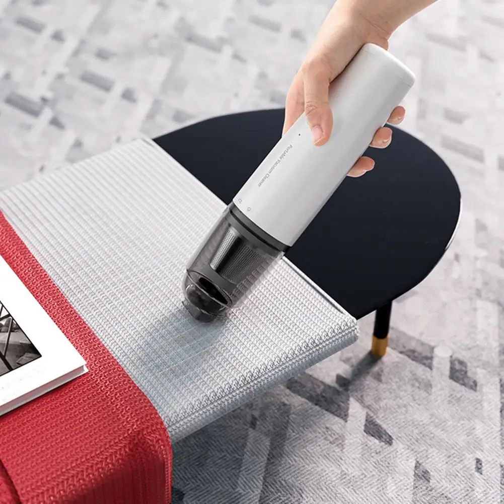 

Vacuum Cleaner Mini Car Cleaning Powerful Suction Handheld Car Vacuum Cleaner Rechargeable for Car and Home Auto Vacuum Cle N5K2