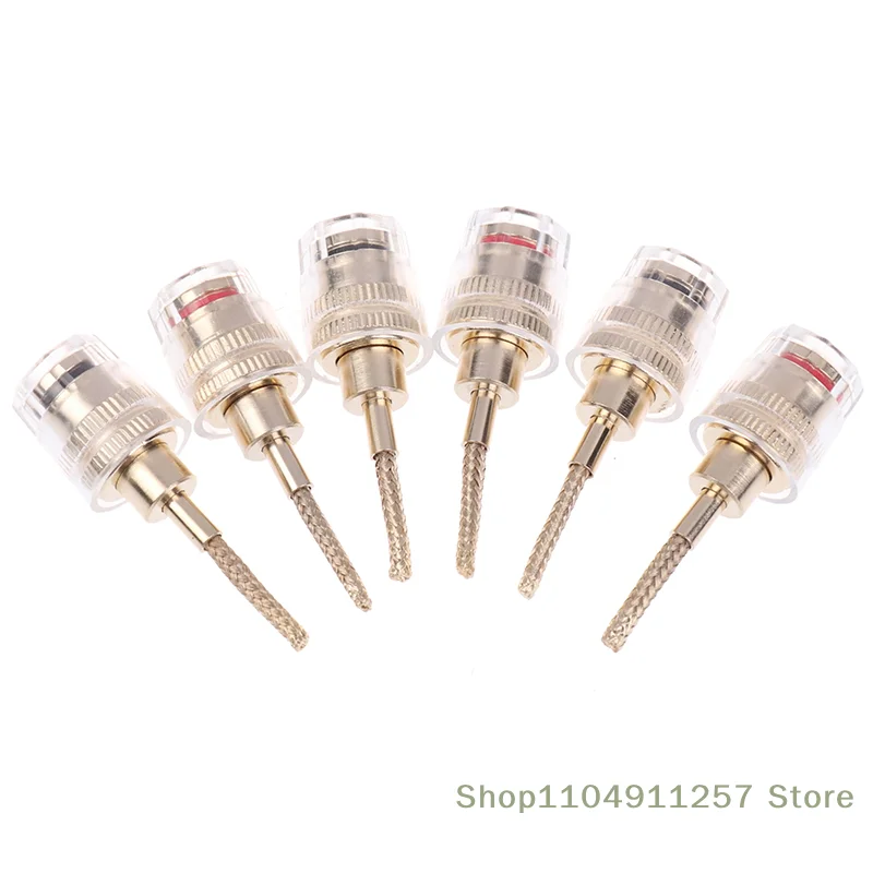 

4MM Banana Female to 2MM Pin Connector Cable Adapter; 2/4Pcs Braided Copper Wire Socket
