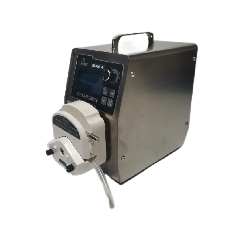 Peristaltic pump, industrial 304 shell, high precision, flow display, timing function, acid and alkali resistance, MAX2400ml/min