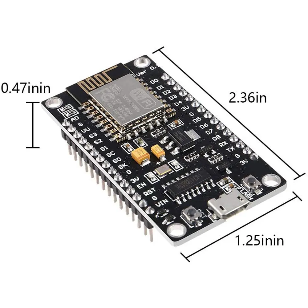 Modul Nirkabel ESP8266 CH340 NodeMcu V3 Lua WiFi Internet Of Things Papan Pengembangan Versi Baru Kompatibel dengan Arduino