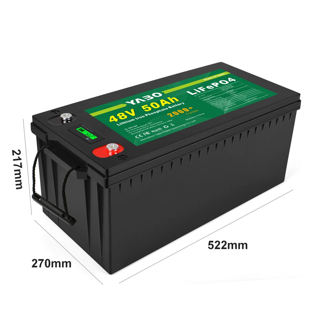 

Manufacturer 2560Wh 5kw 2kw Lithium High Power Rechargeable Storage Waterproof 48V 100Ah 20Ah 50Ah LiFePO4 Batteries