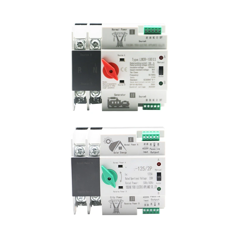 

dual power automatic transfer switch 100A automatic transfer switch ATS automatic transfer switch