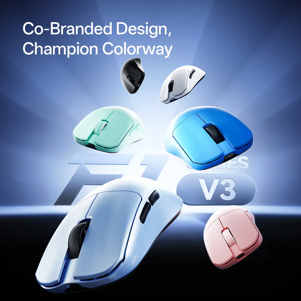 ATK Blazing Sky F1 V3 Wireless Gaming Mouse PAW3955 Master Dual