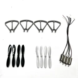 4DRC MINI RC Drone V9 4D-V9 Quadcopter Parts Propeller Blades Maple Leaf Protection Guard Motors Engines