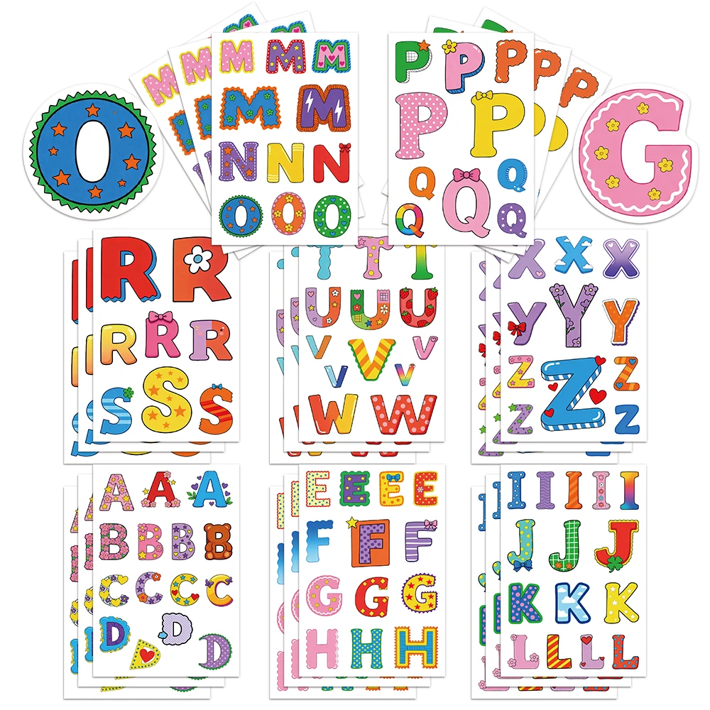 

8 шт., английские мультяшные красочные забавные наклейки, чехол для телефона «сделай сам», декоративные наклейки для чашки воды для планшета