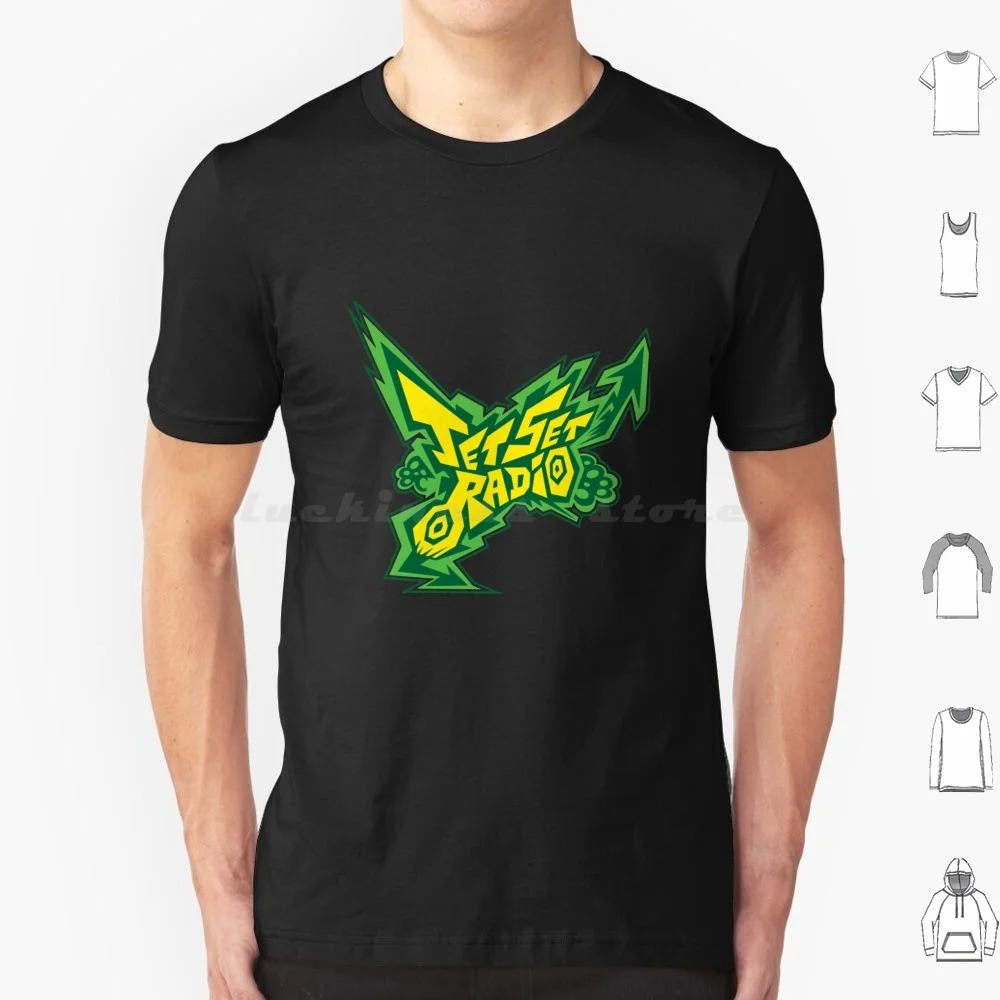 Jet Set Radio T Shirt Big Size 100% Cotton Jet Set Radio Jsr Jsrf Jet Set Radio Future Jet Grind Radio Graffiti Dreamcast Beat