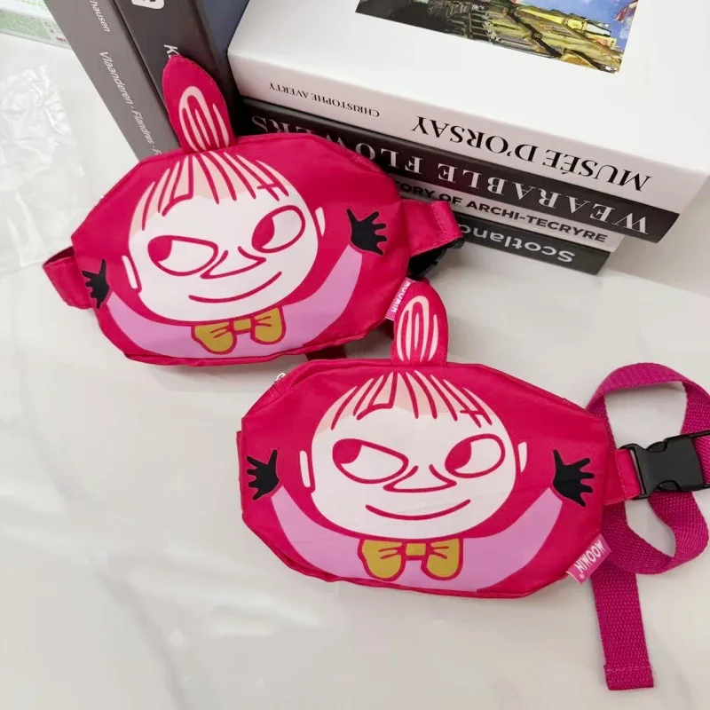

Kawaii Anime Moomins Series Crossbody Bag Cartoon Character Creativity Cute Printing Lightweight Portable Tourist Leisure Bag