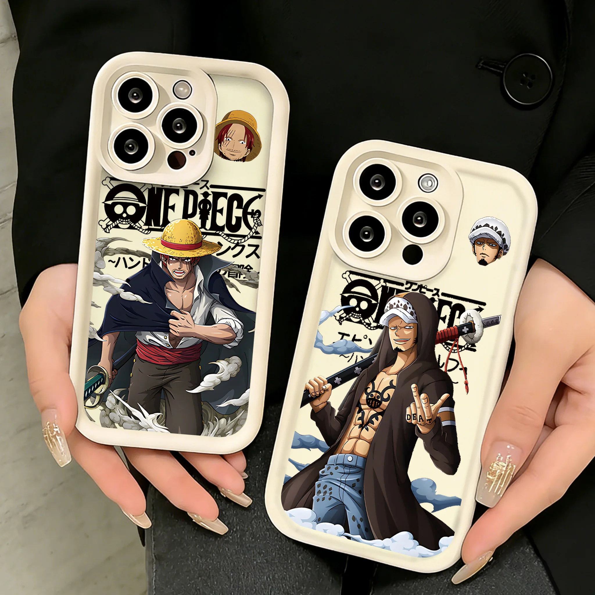 Ones Pieces Luffys Zoros Phone Case for Samsung S26 S25 S24 S23 S22 S21 S20 F06 M16 Note 20 FE Plus Ultra 4G 5G Soft Silicone