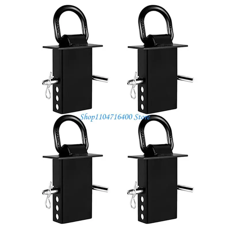 y1gd 2/4pcs Heavy Duty Trailer D Shackle Tow Rings 1800kg Capacity Steel Fast release