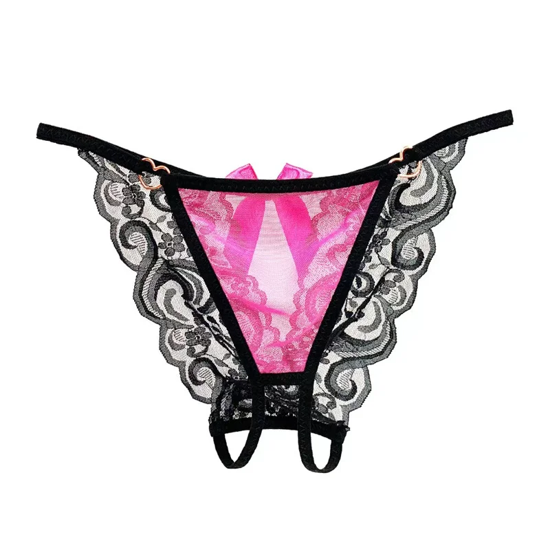Nouvelles femmes Sexy dentelle culottes sous-vêtements Femme taille basse Culottes Femme Bragas Mujer entrejambe respirant dentelle Lingerie culotte