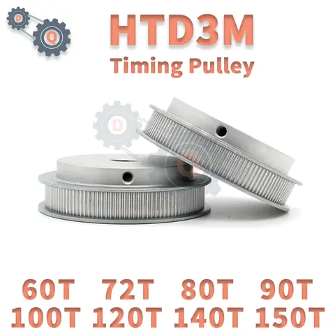 Gear Belt Pulley HTD3M HTD 3M Timing Pulley 60T 72T 80T 120T 60Teeth 72Teeth 80Teeth 90Teeth 120Teeth HTD3M Belt Pulleys Gear HTD3M Synchronous Wheel