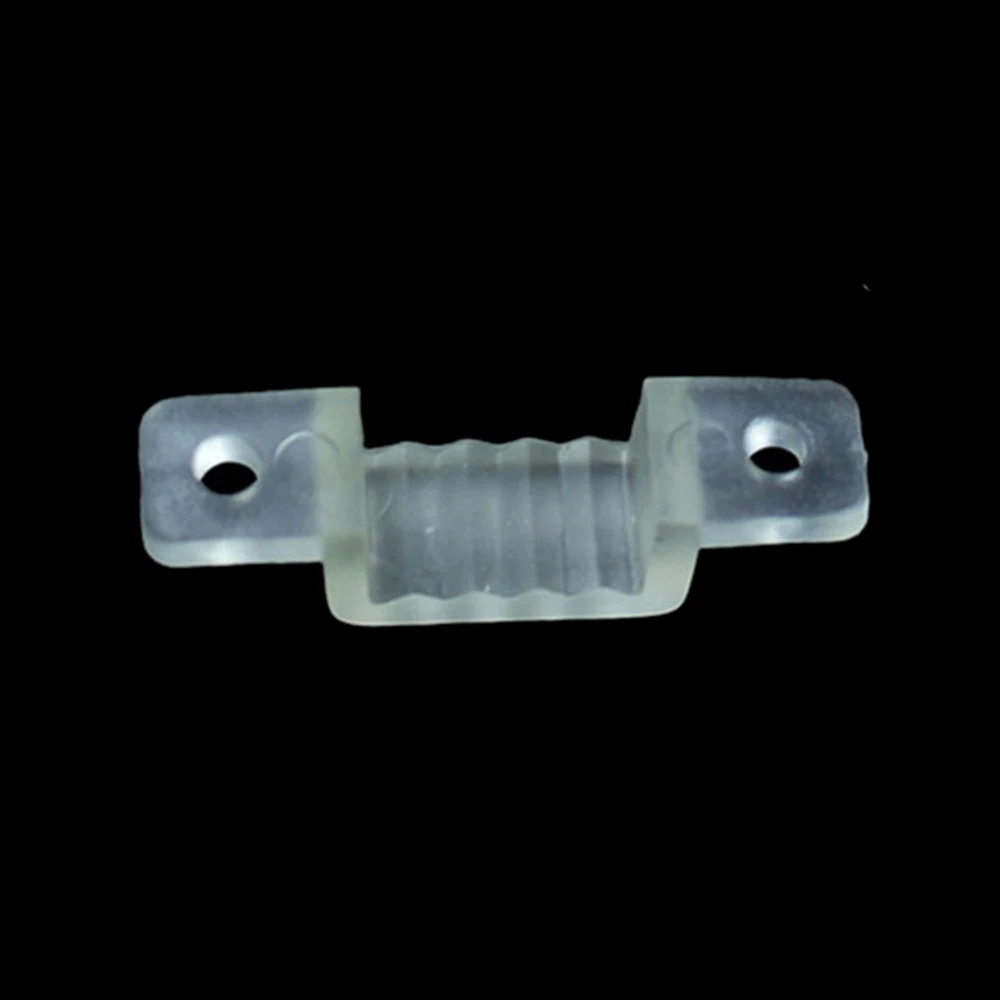 LED Silicone Strip Fixing Mounting Clamp Clip Connector 8mm 12mm Holder Bracket for IP67 IP68 Waterproof LED Strip