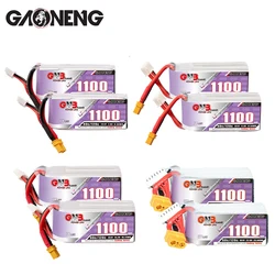 2Pcs GNB 2S 3S 4S 6S Rechargeable Lipo Battery 1100mAh 1300mAh 1550mAh 1700mAh 60C for FPV Quadcopter Drone Aircraft Helicopter