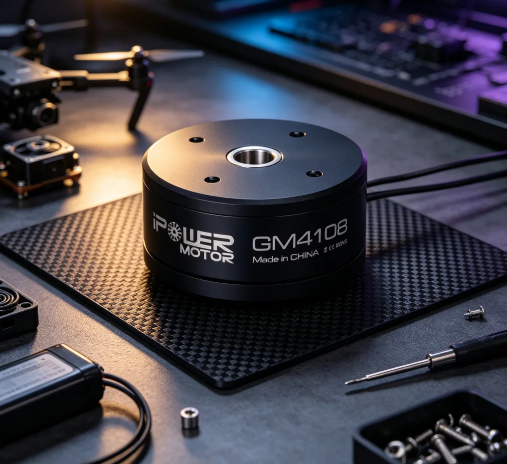 iFlight iPower GM4108H-120T Brushless Gimbal Motor 8mm Hollow Shaft with Lidar for Airborne Pod Turntable UAV Motor