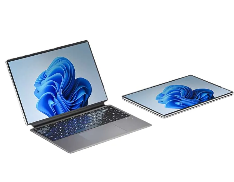 Laptops destacáveis OEM 2 em 1 laptop touchscreen Win 11 computador notebook de 14 polegadas para laptops Netbook de trabalho de escritório