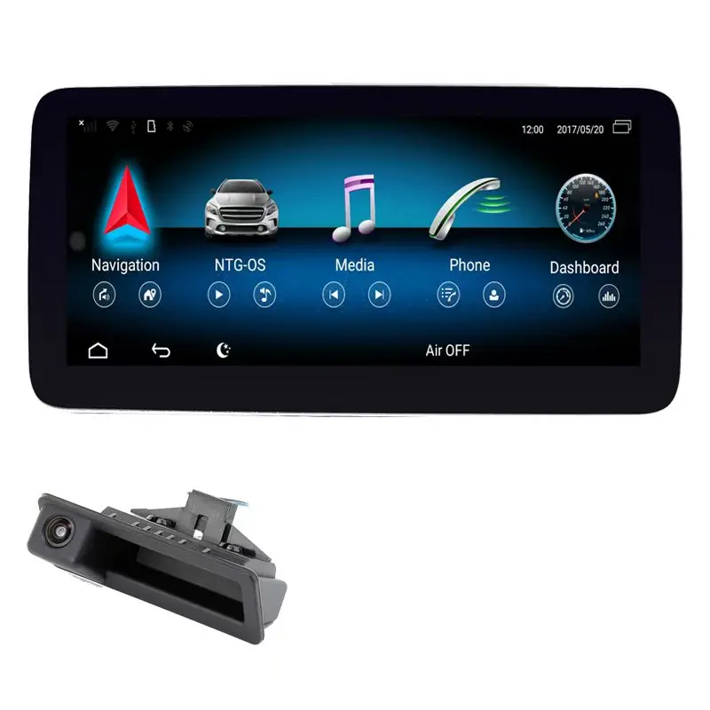 Android 14 Car Multimedia Player Google WIFI 4G SIM Touch Screen GPS Navi DSP For Mercedes W176 X117 X156 W463 2013-2018 Android