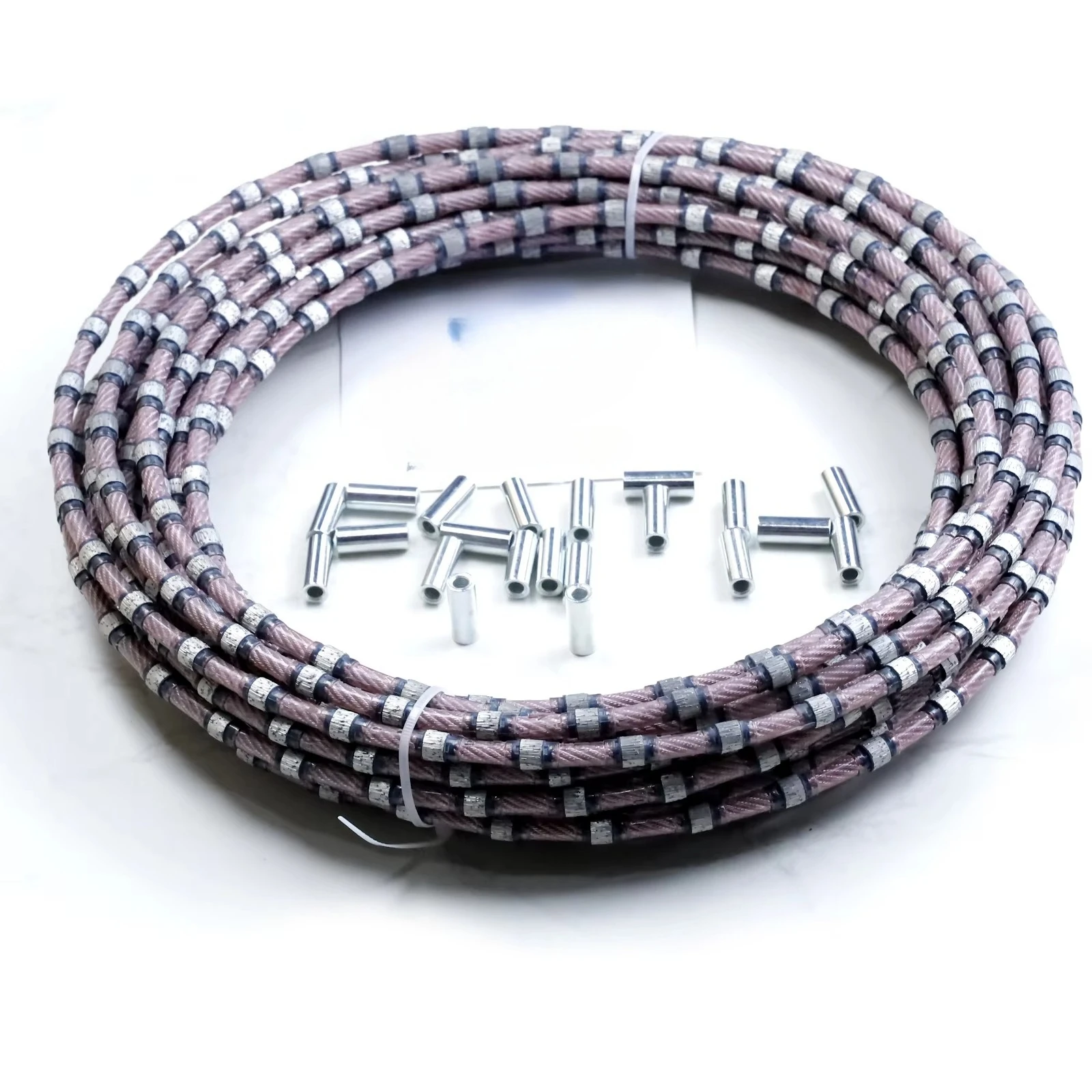 8.5mm Diameter Electric Cylindrical Diamond CNC Wire Saw Stationary Granite Quarrying Custom OEM Support Bead Stone Wire Saw