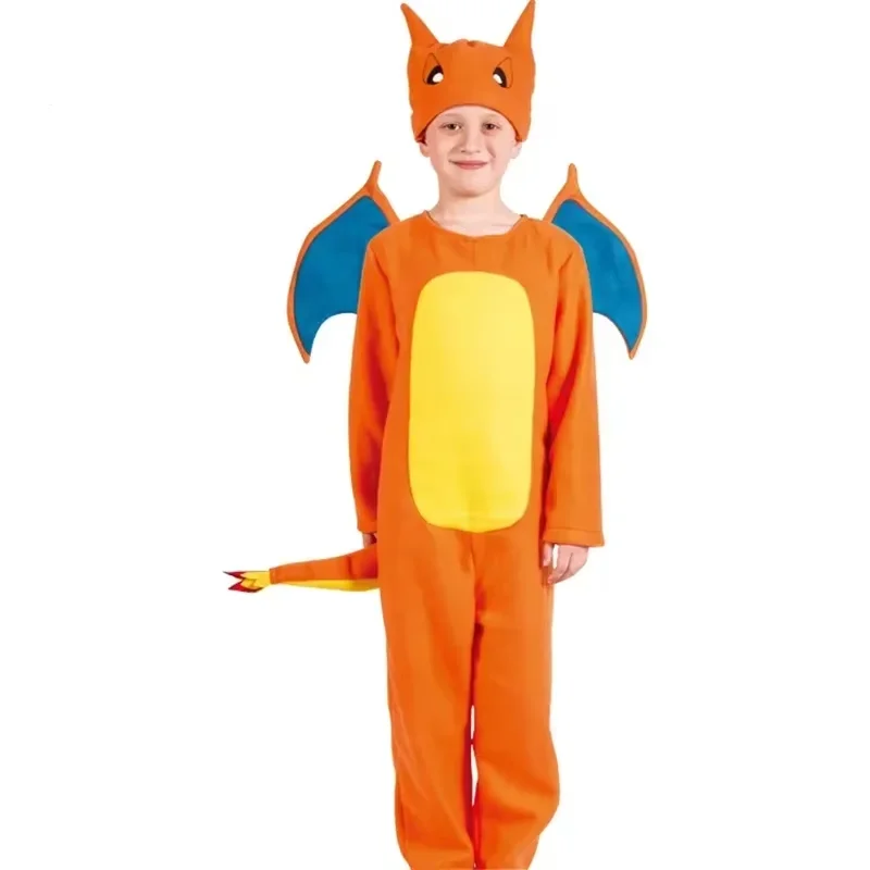 TAKARA TOMY Dragon Cosplay Costume Onesies Kids Anime Role-Playing Halloween Party Children Christmas Gift