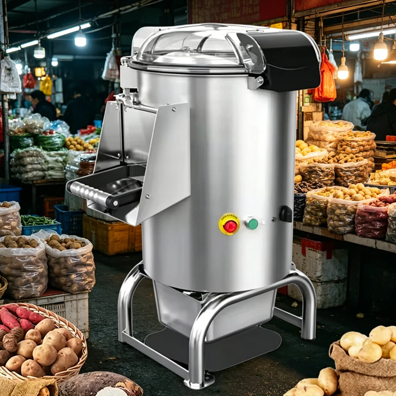 

Многофункциональная машина для чистки имбиря, картофеля и таро, эффективный инструмент для очистки и мытья моркови, экономящий время кухонный прибор.