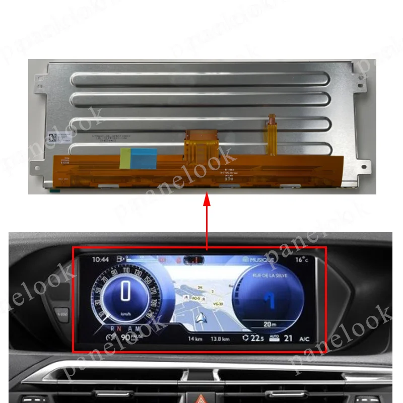 Direct order purchase for spot good LLB123LT01 New Full Display for Citroën C4 Picasso 9808851580, 9815286580 Instrument Cluster