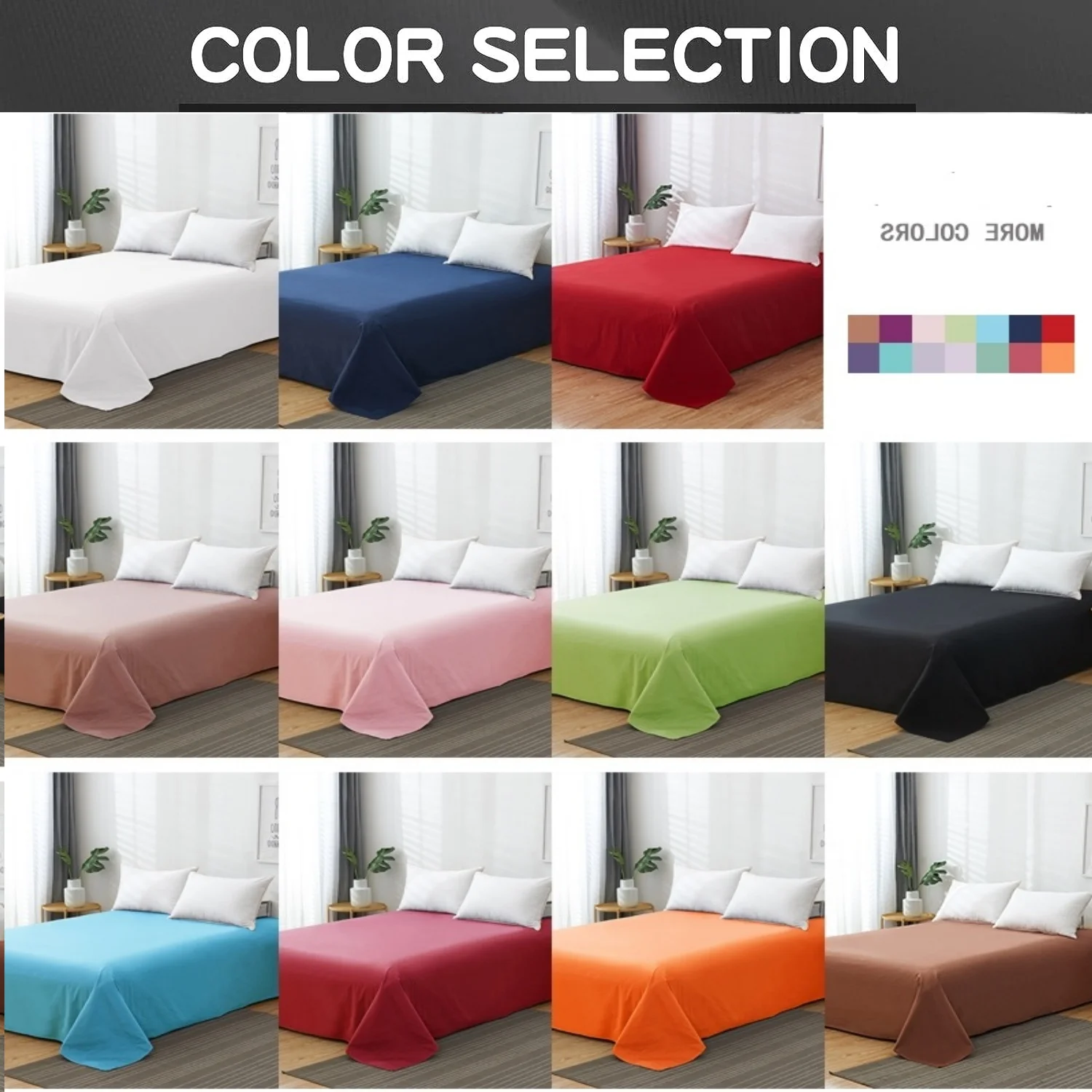 1 piece bed sheets pure white hotel bed sheets  single and double home use