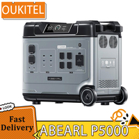 OUKITEL Abearl P5000 Portable Power Station 5120Wh LiFePO4 Battery 5x2200W AC Outlets (4000W Surge) Seamless UPS Battery Backup